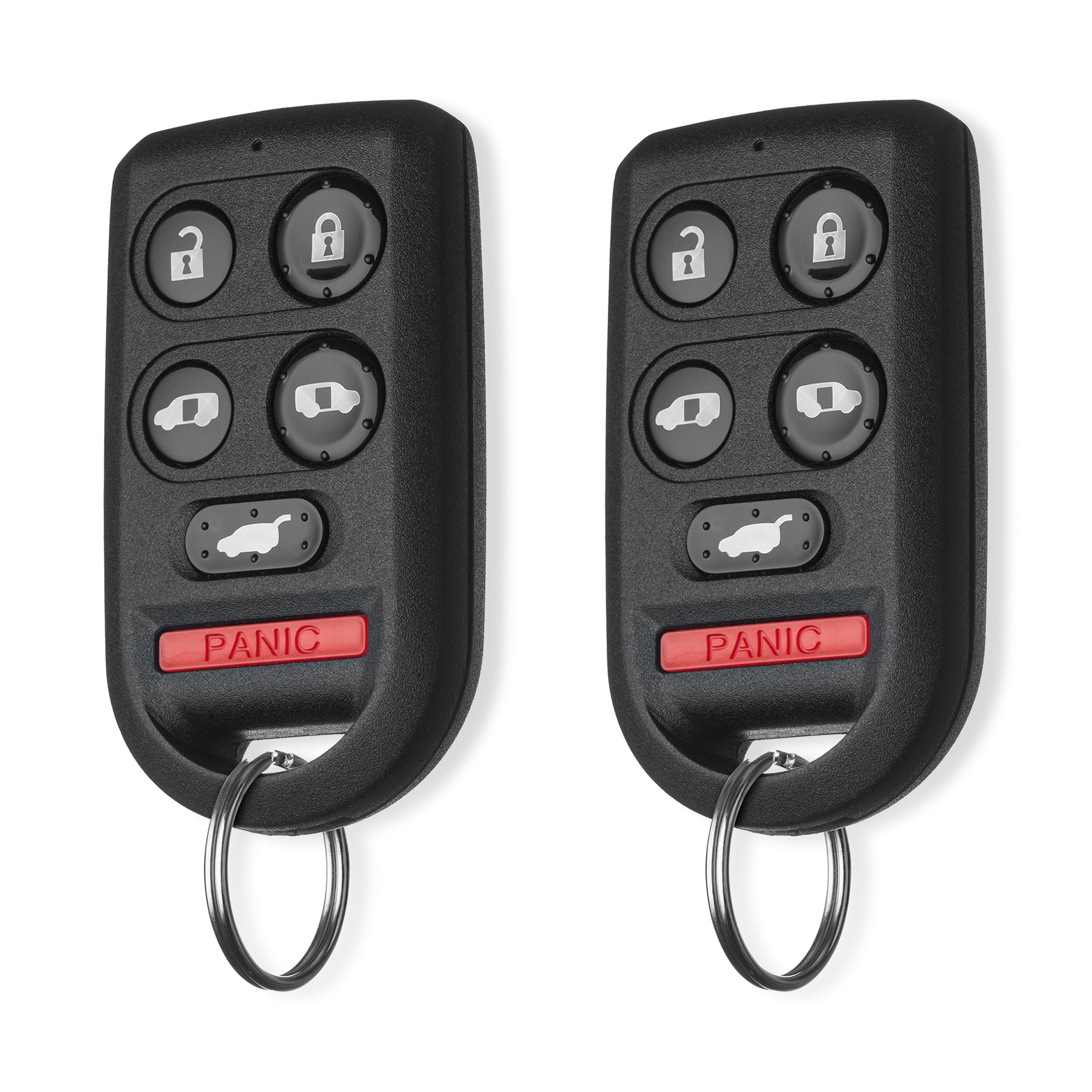 FOBTEK Keyless Entry Remote Key Fob for 2005-2010 Honda Odyssey Replacement for OUCG8D-399H-A, 72147-SHJ-A61 (6-Button)